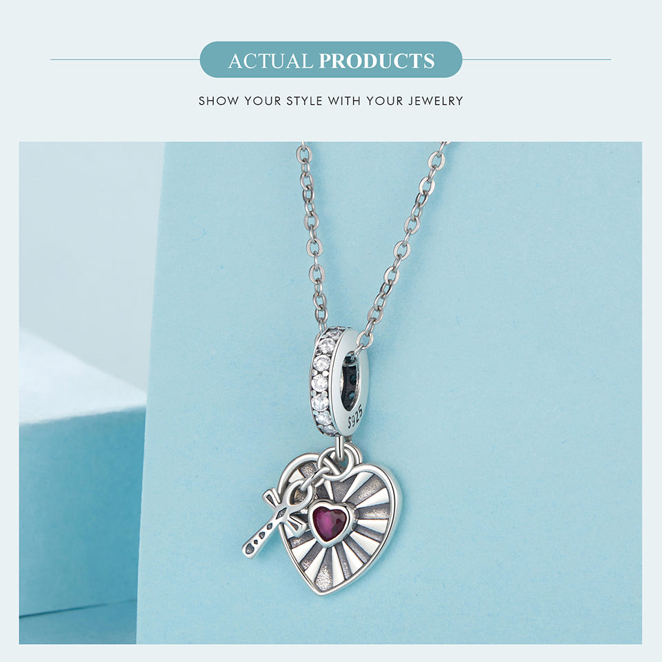 "With God All Things Are Possible" Bible Verse Dangle Charm