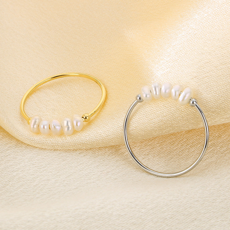 Imperfectly Perfect Pearl Ring
