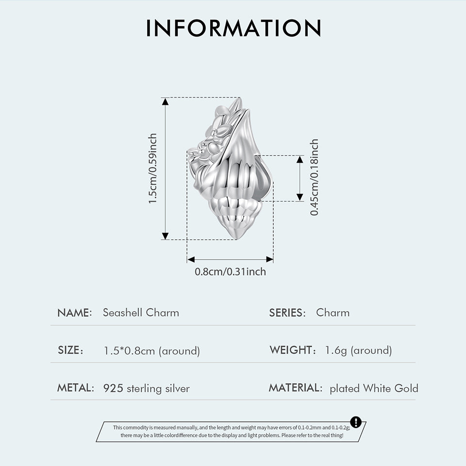 Shell Bead Charm