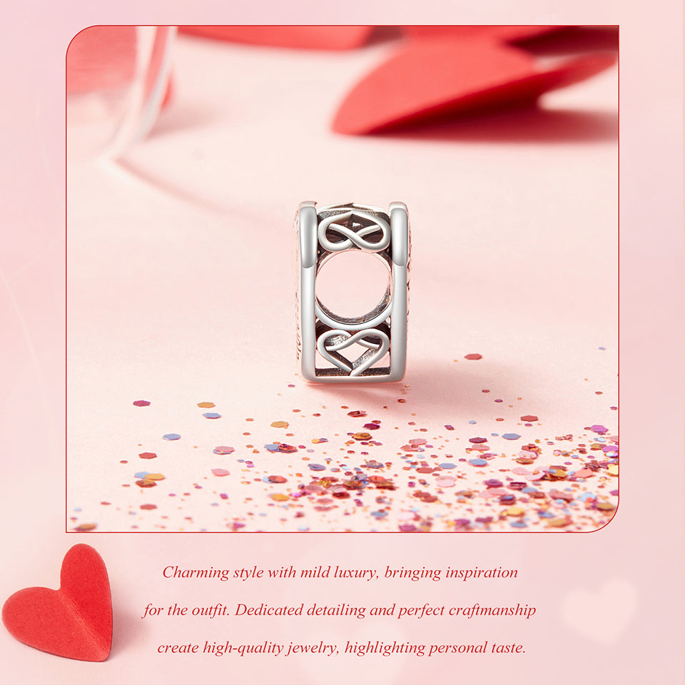 I love you forever and ever infinity Charm