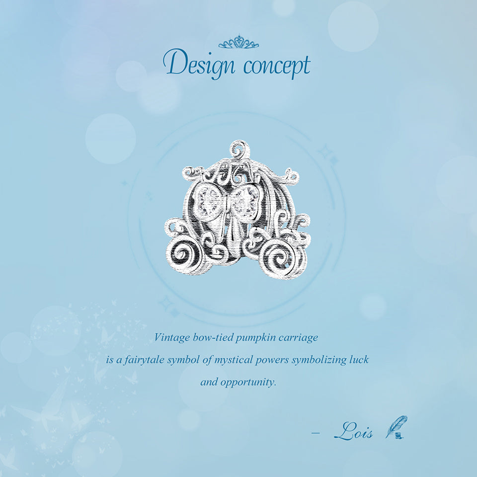 Pumpkin Carriage Bead Charm