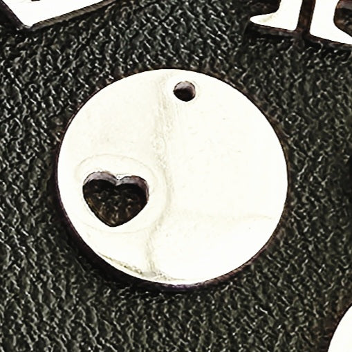 Silver Stainless Steel Charms - Water and Tarnish Proof