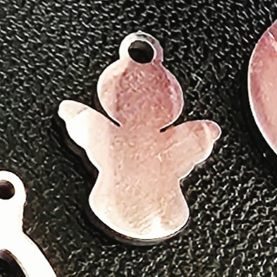Silver Stainless Steel Charms - Water and Tarnish Proof
