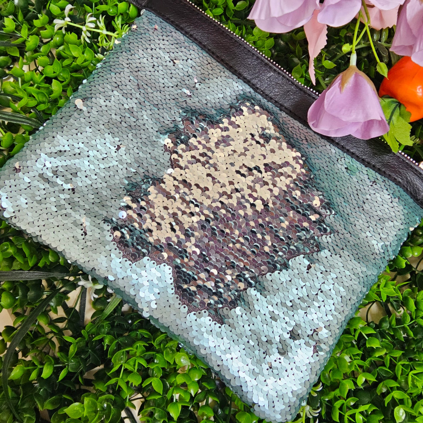 The Fabulous Genuine Leather Bling Pouch