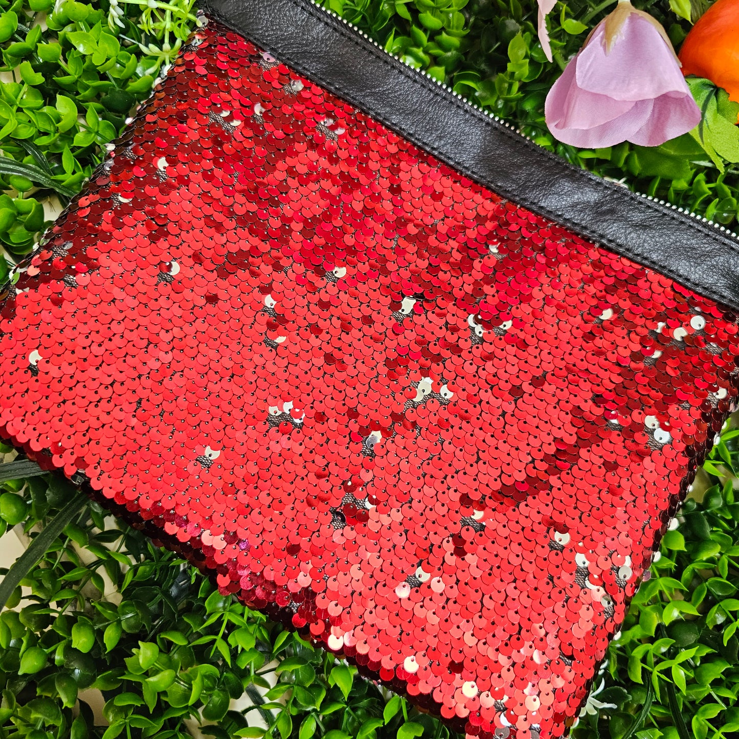 The Fabulous Genuine Leather Bling Pouch