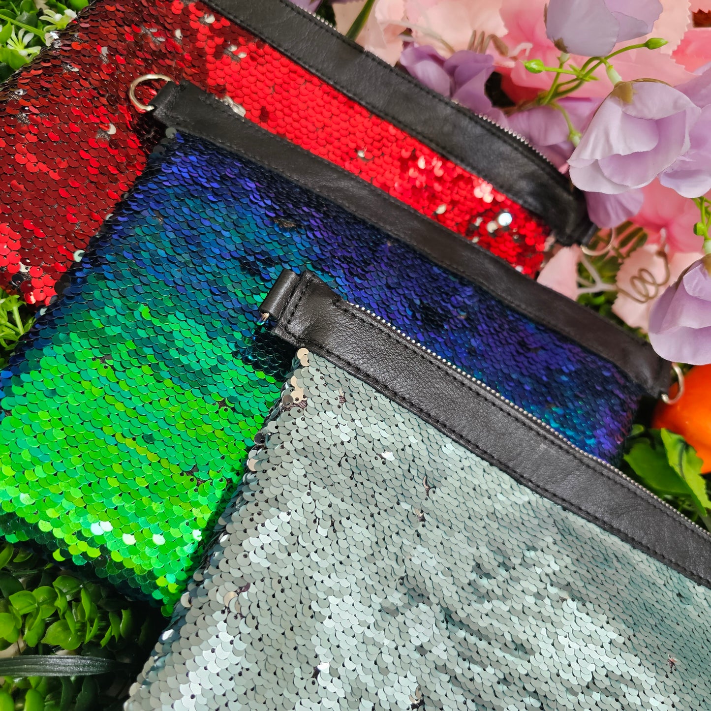 The Fabulous Genuine Leather Bling Pouch