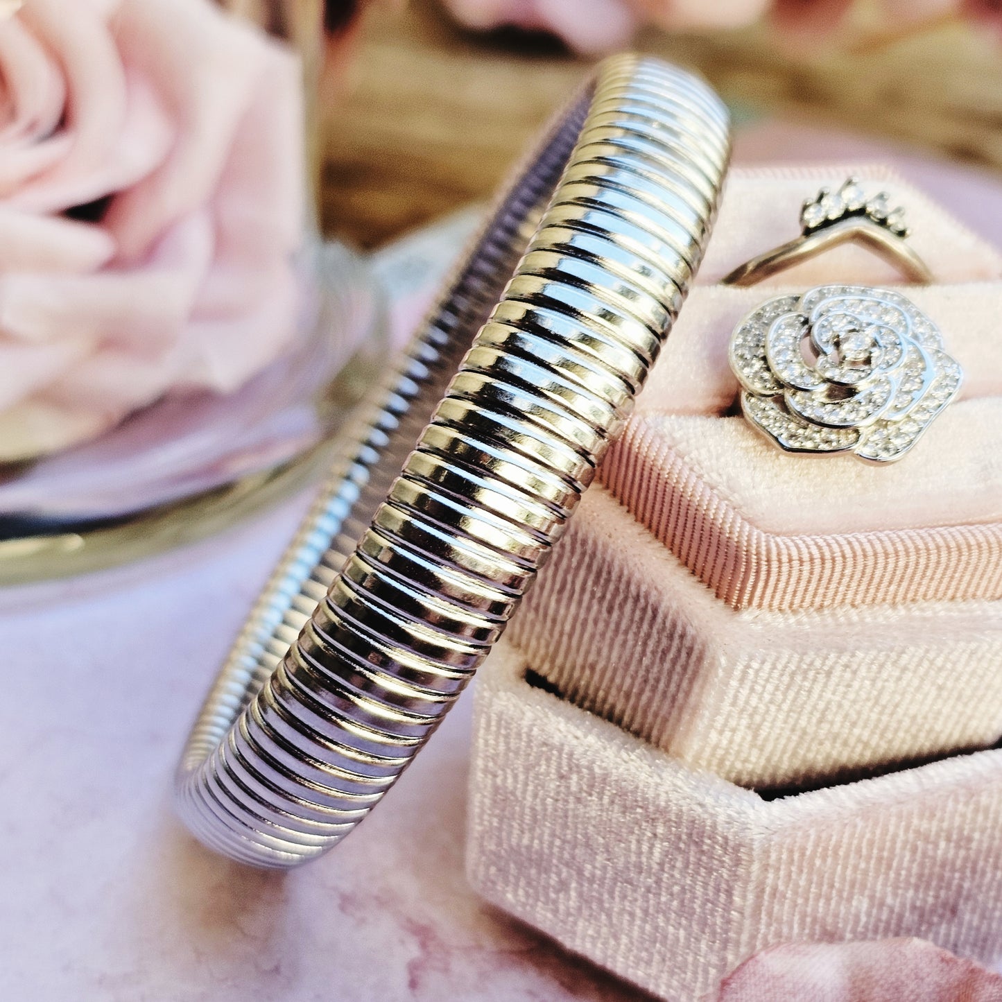 Stainless Steel 11mm Stretchable Bracelet