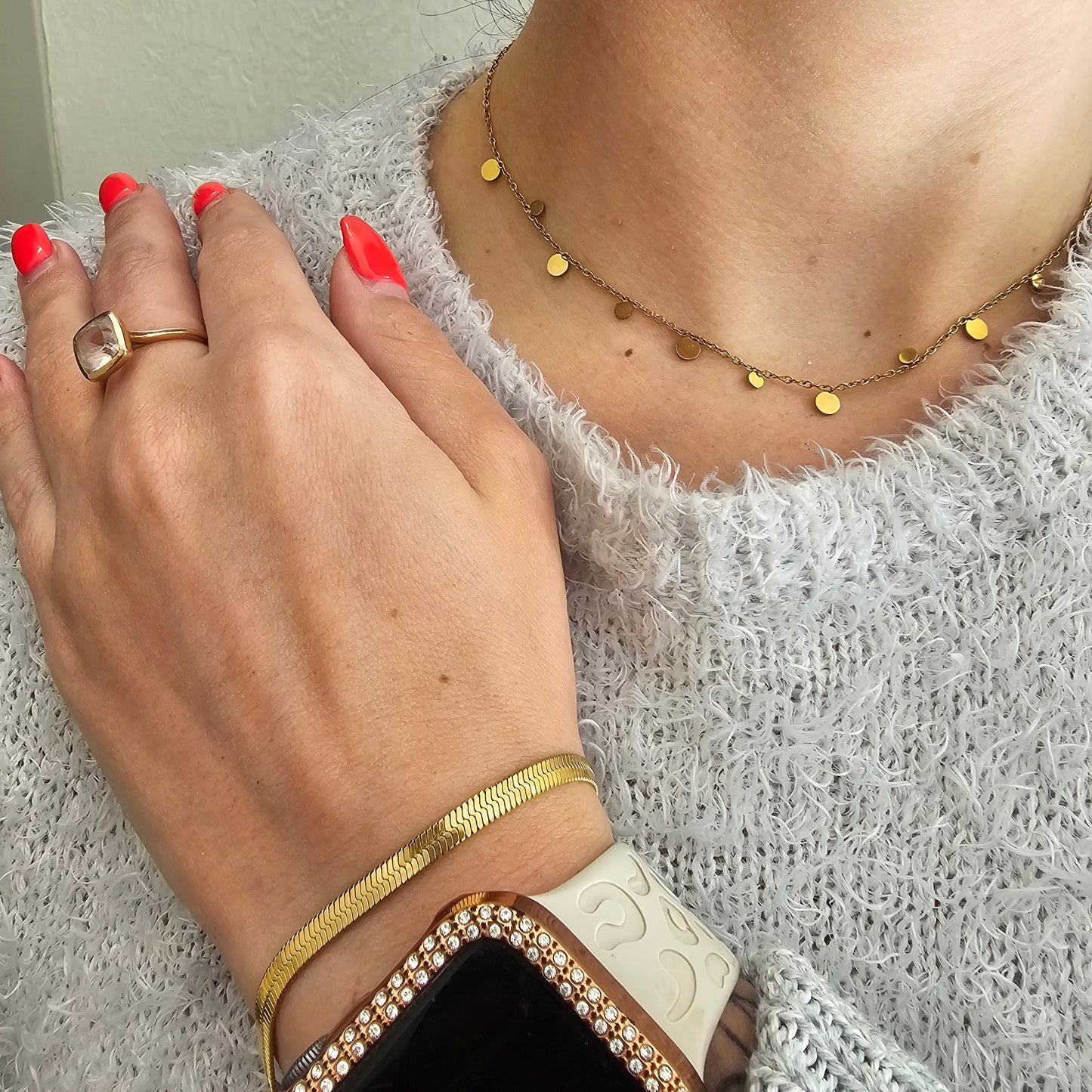 Stainless Steel Combo (Necklace and Bracelet)