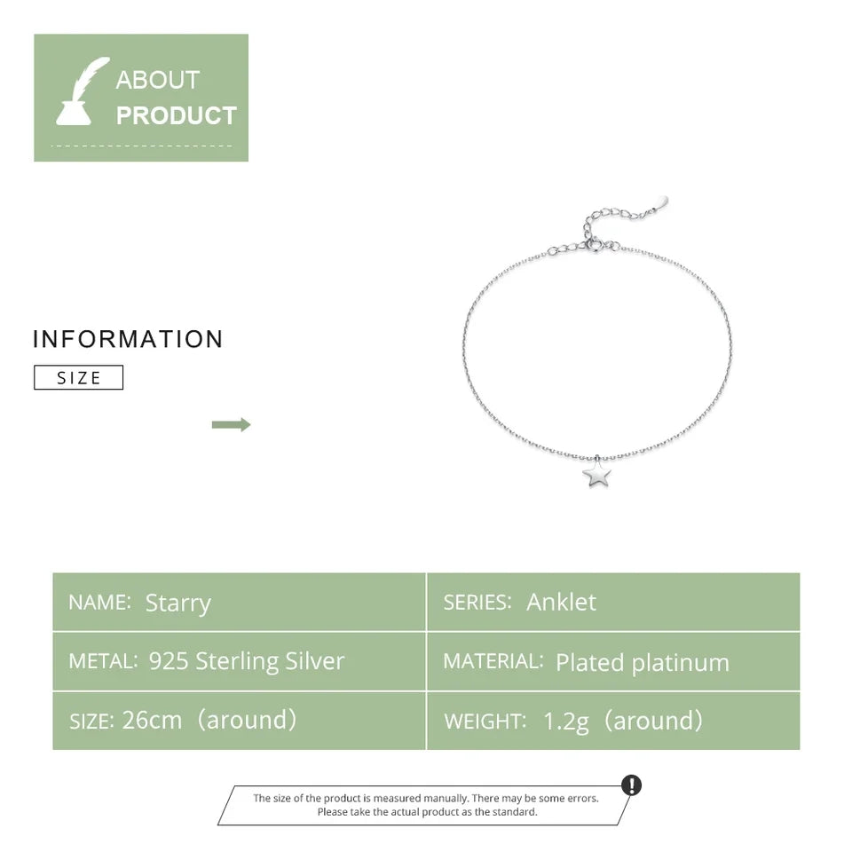Single Star Anklet