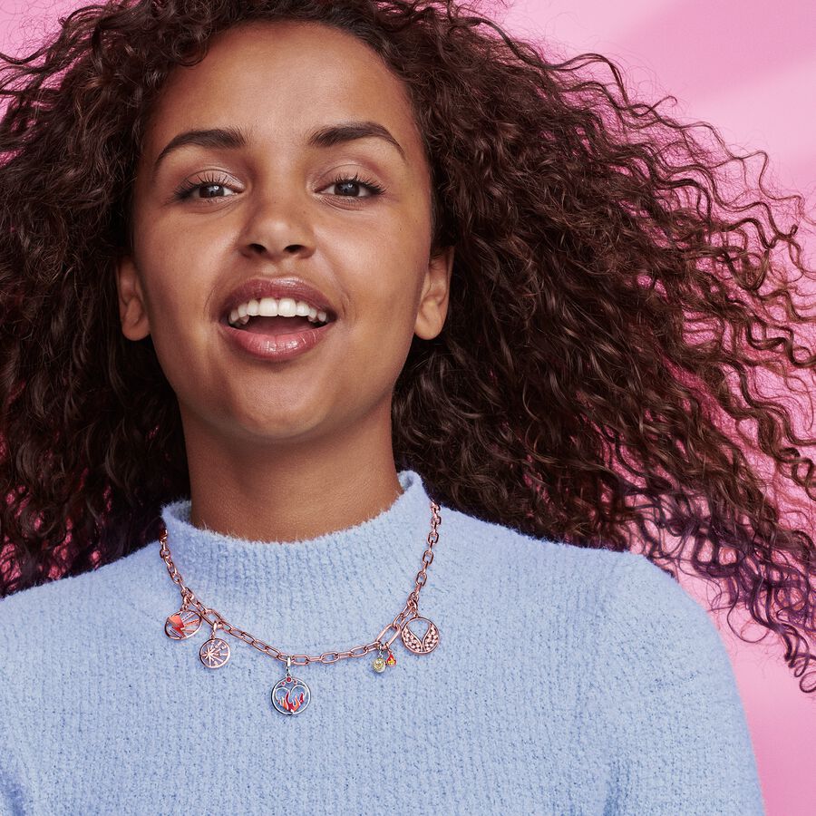 Rose Gold ME Link Necklace