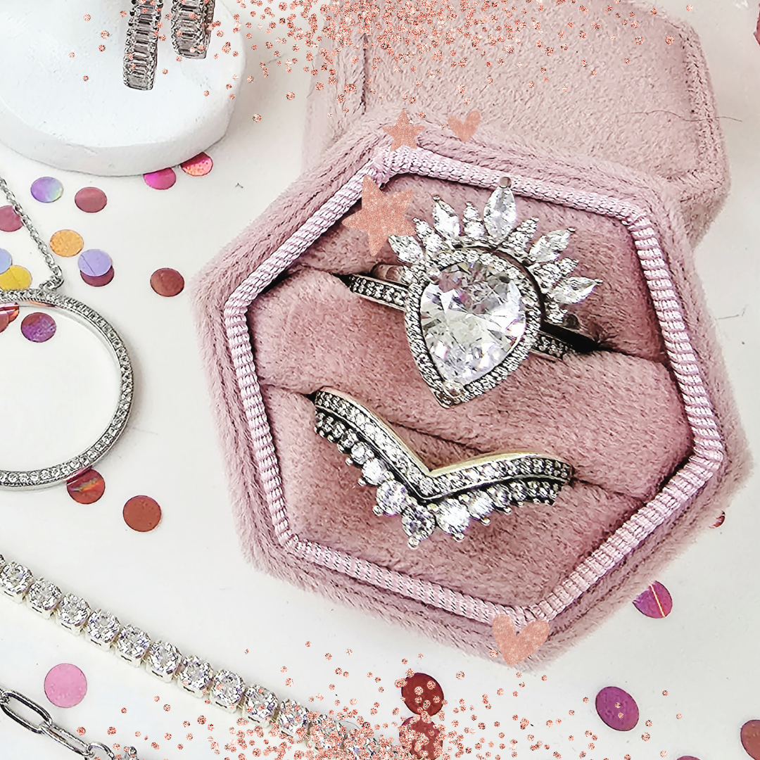 CZ Teardrop Ring