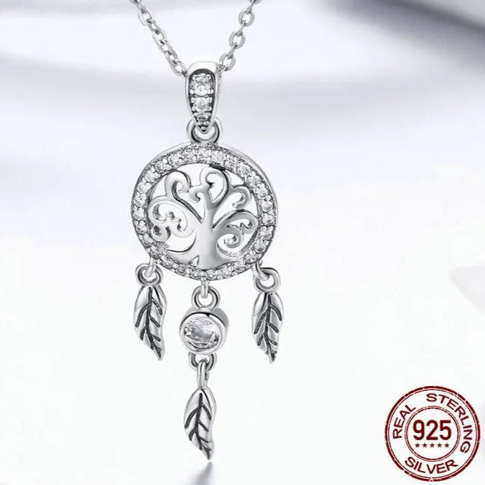 Tree of Life Fashion Dream Catcher Pendant Necklace