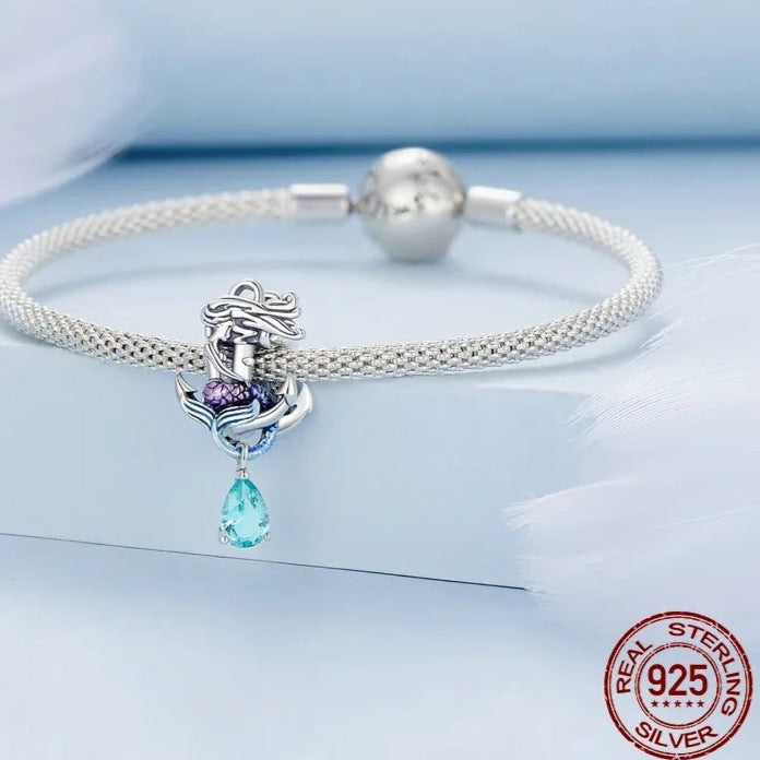 Anchor & Mermaid bead Charm