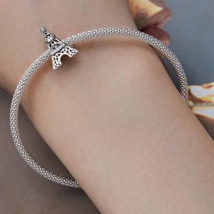 CZ Paris Eiffel Tower Bead Charm