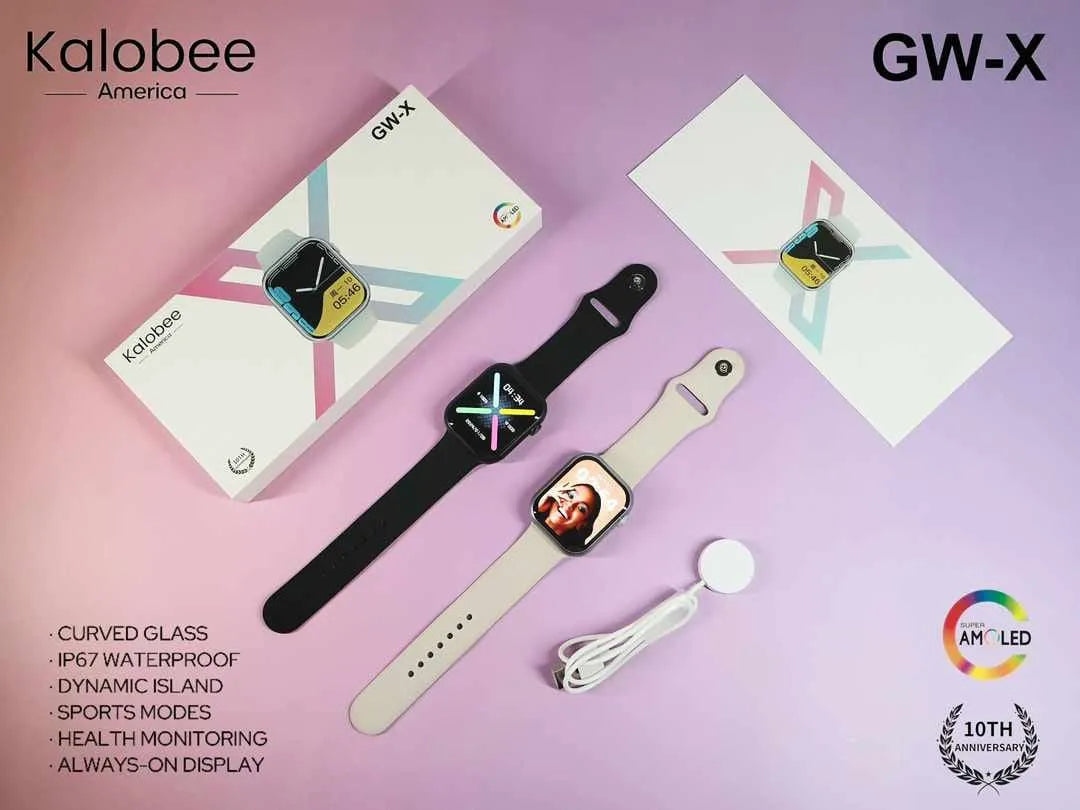 Kalobee Unisex Silver and White Watch GW-X