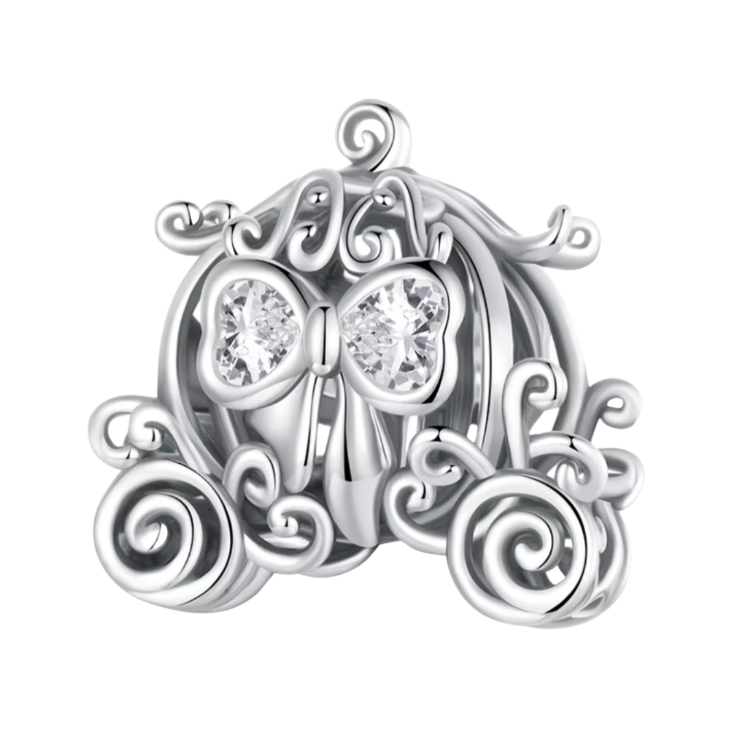 Pumpkin Carriage Bead Charm