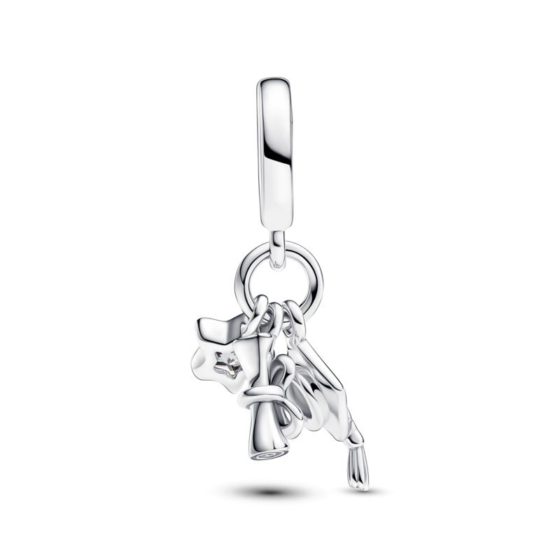 Graduation 2024 cap and scroll Dangle Charm