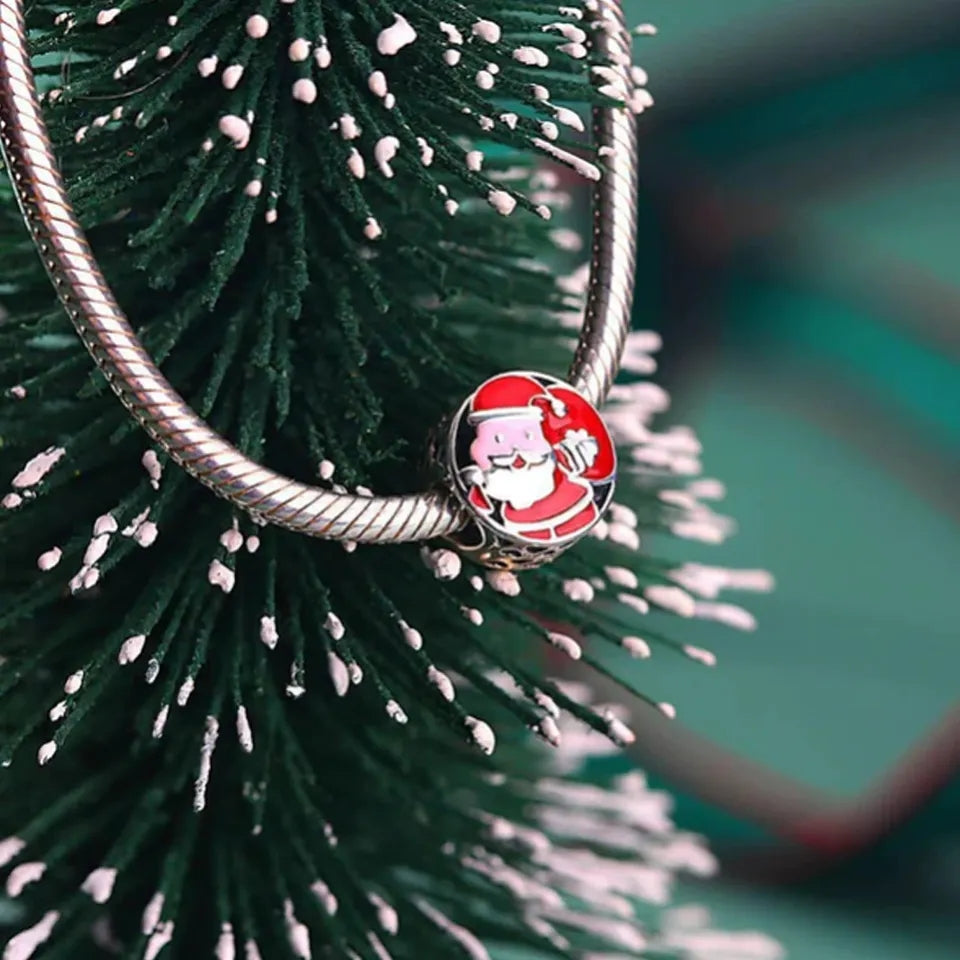 Thanks from Santa Christmas Bead Charm