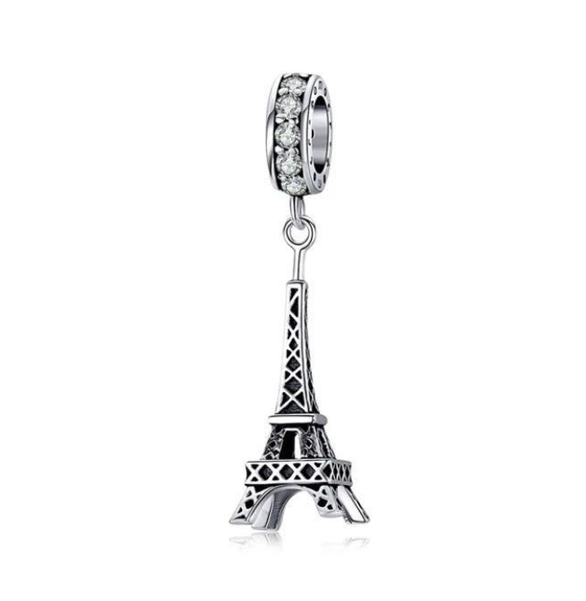 Paris Eiffel Tower CZ Dangle Charm