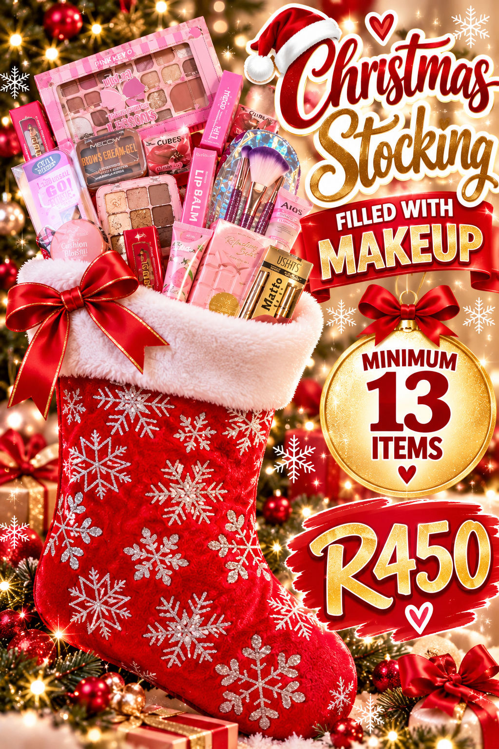 Christmas Makeup Stocking