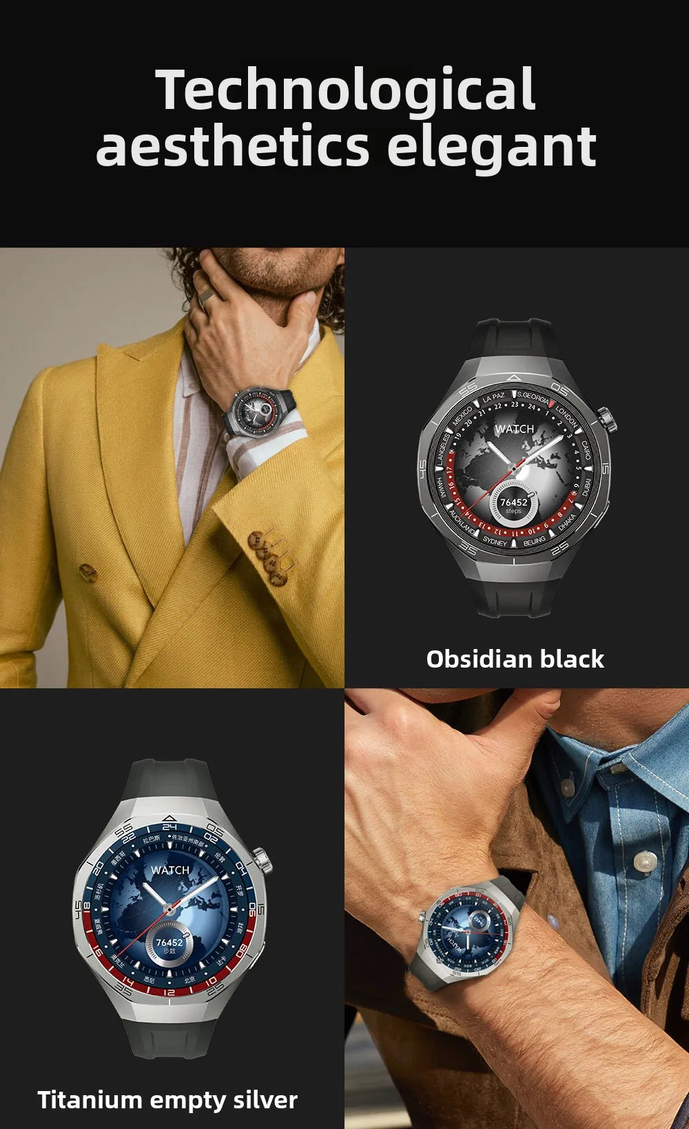 SK40 Kalobee Gents Smart Watch