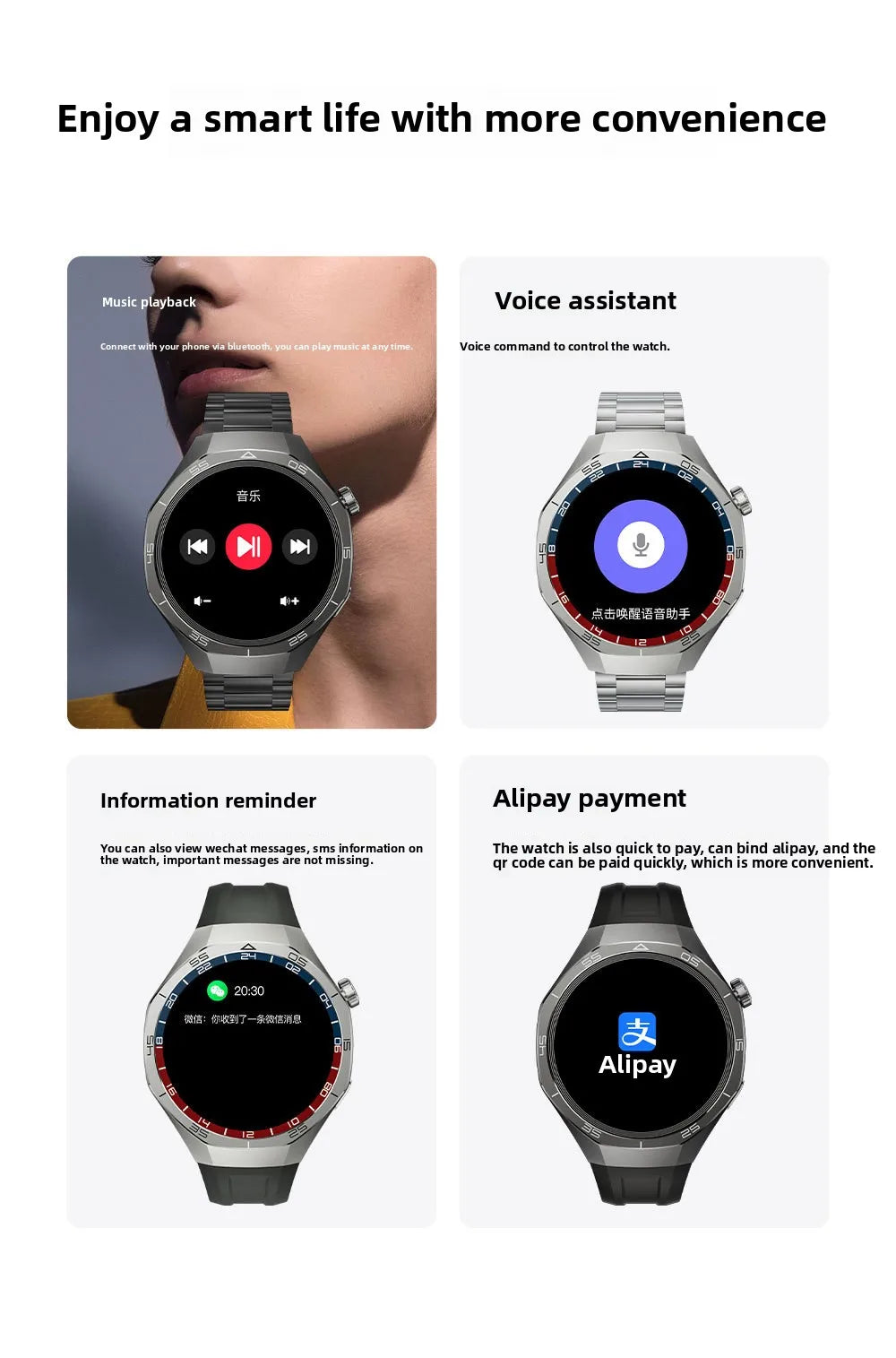 SK40 Kalobee Gents Smart Watch