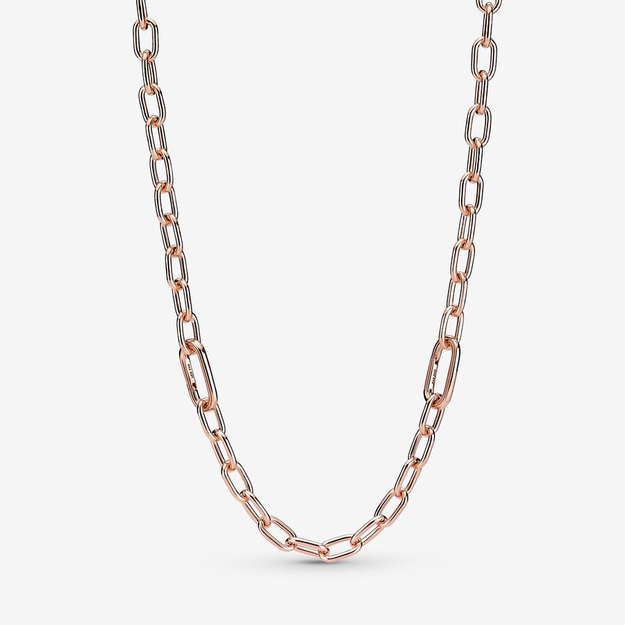 Rose Gold ME Link Necklace