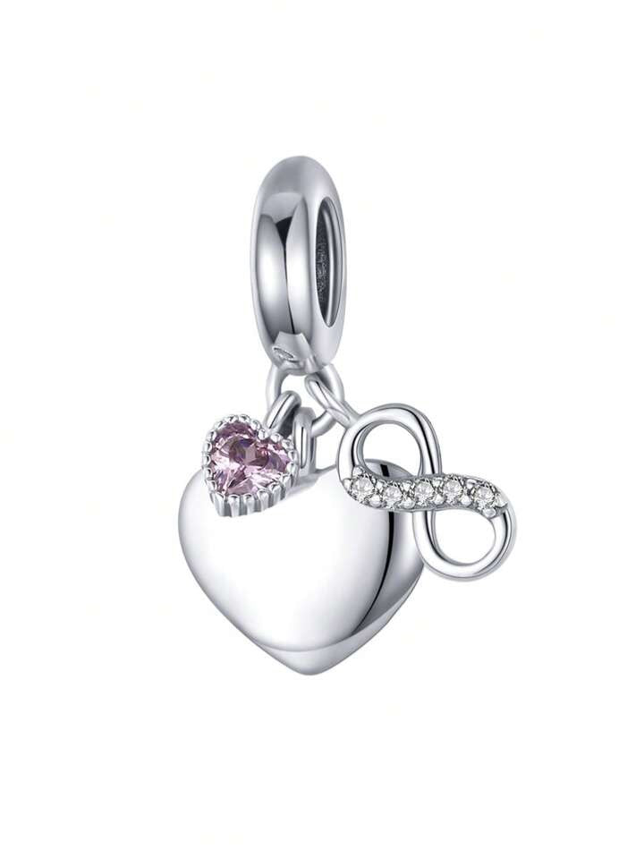 Infinity Heart Dangle Charm