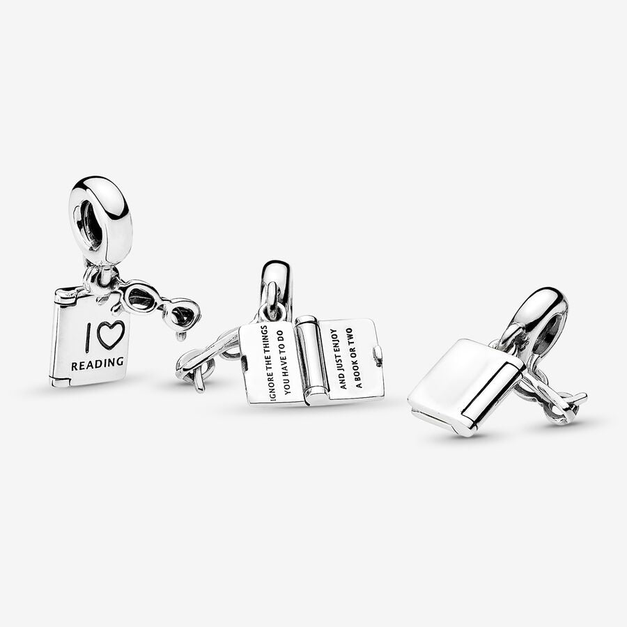 I Love Reading Dangle Charm