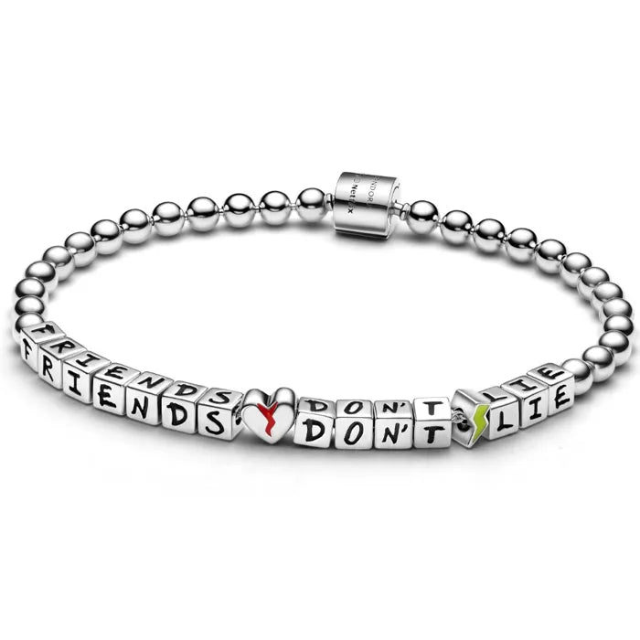 Beaded Stranger Things “Friends Don’t Lie” Bracelet