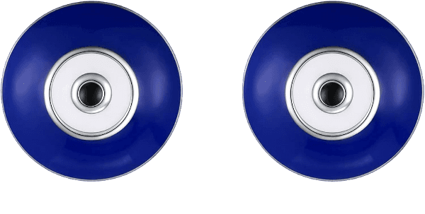 Dark Blue Mati Stud Earrings