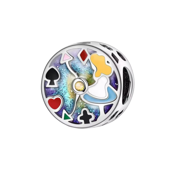 Alice In Wonderland Clock Charm