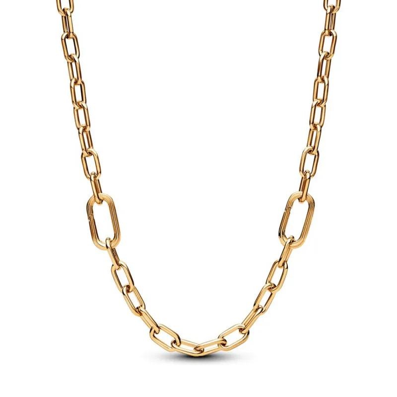 Gold Plated ME Small Link Chain Necklace