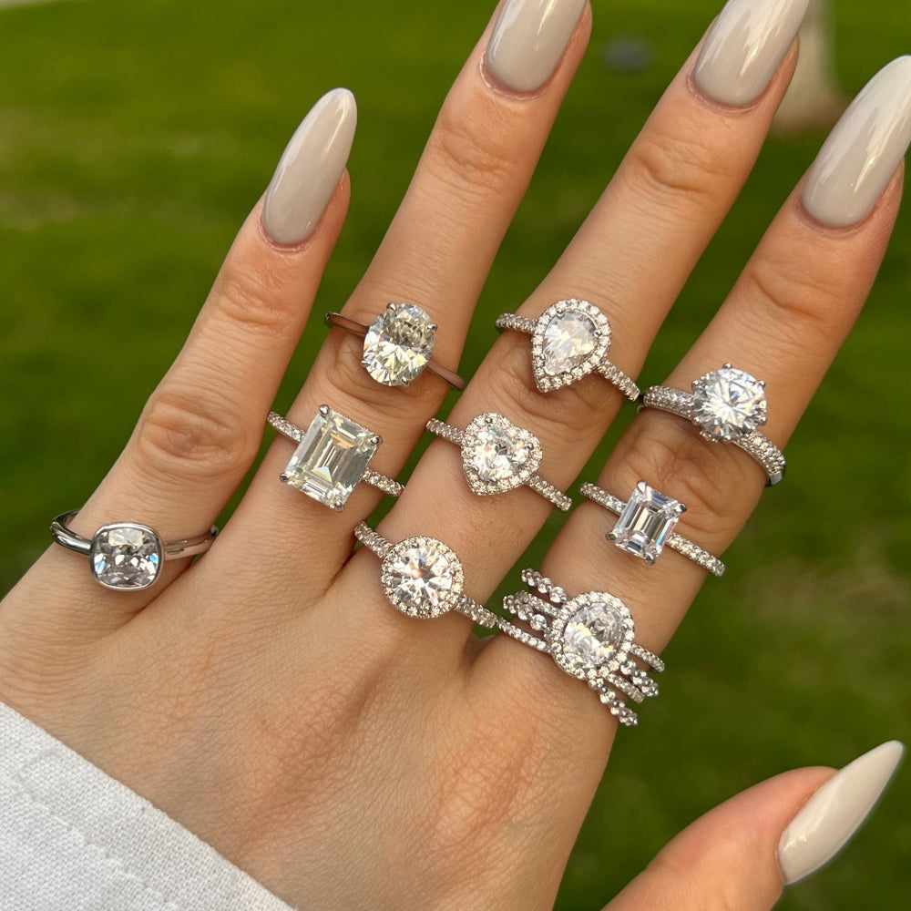 Sparkling Rectangle Ring