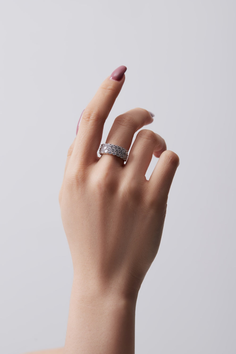 Multi Row CZ Ring