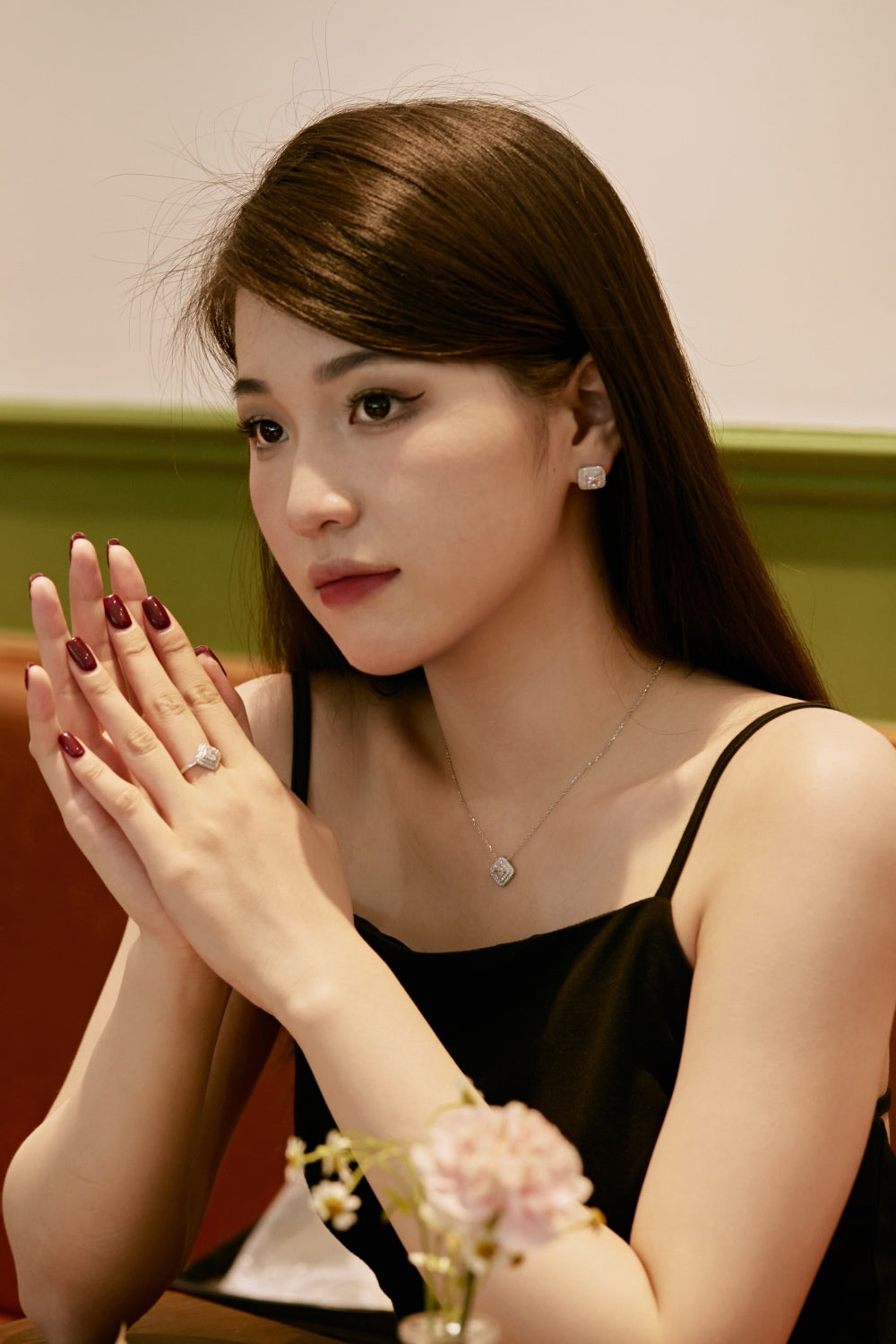 CZ Cocktail Square Ring
