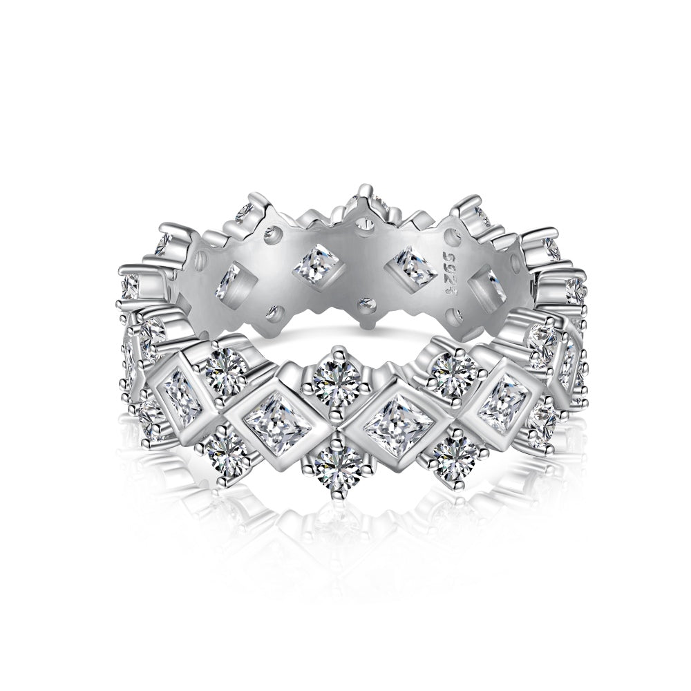 Shimmering Classic Square Anniversary Band
