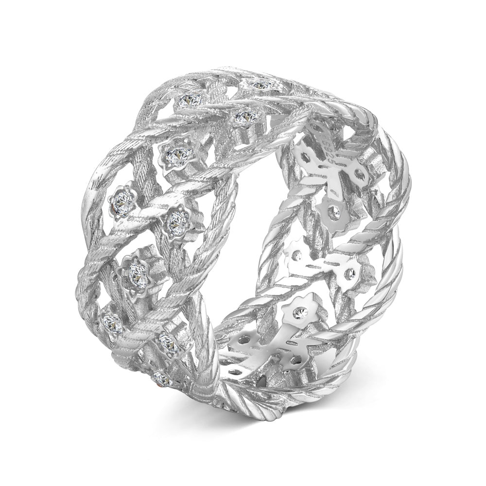 Matt Rope Dress Ring
