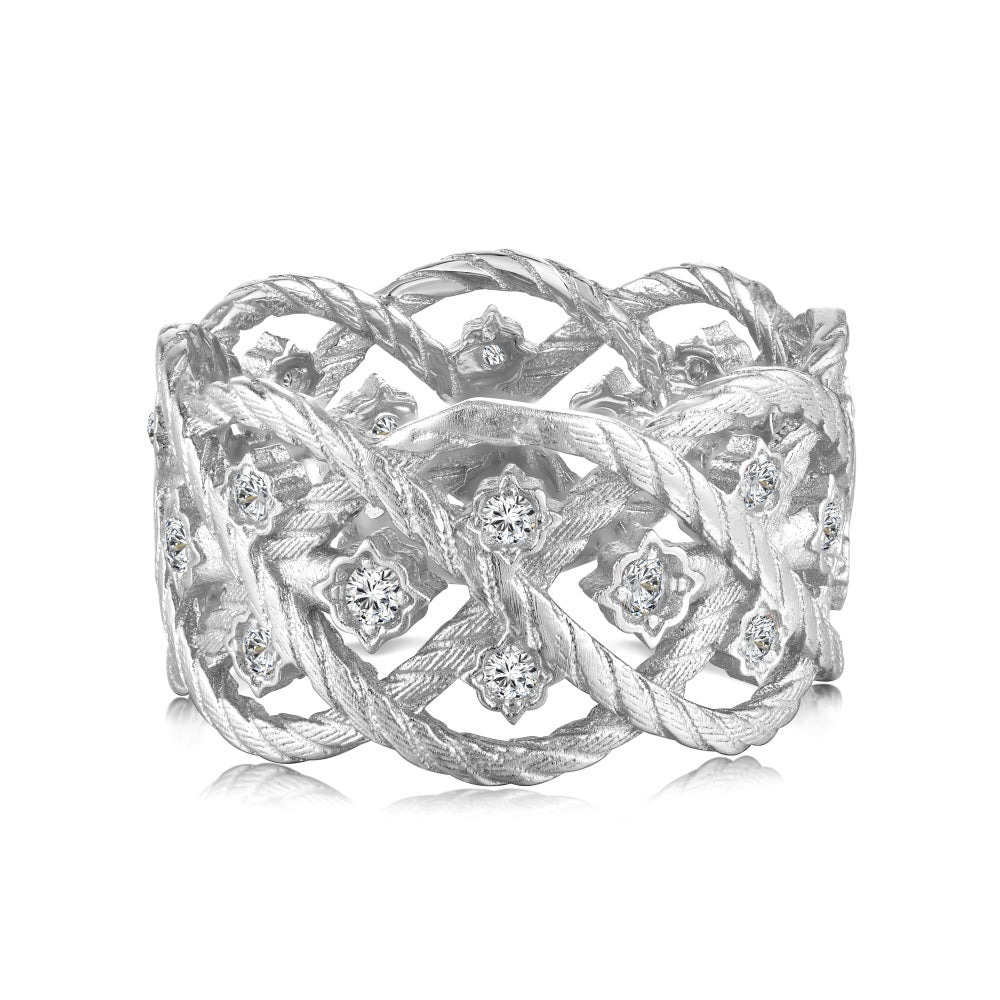 Matt Rope Dress Ring