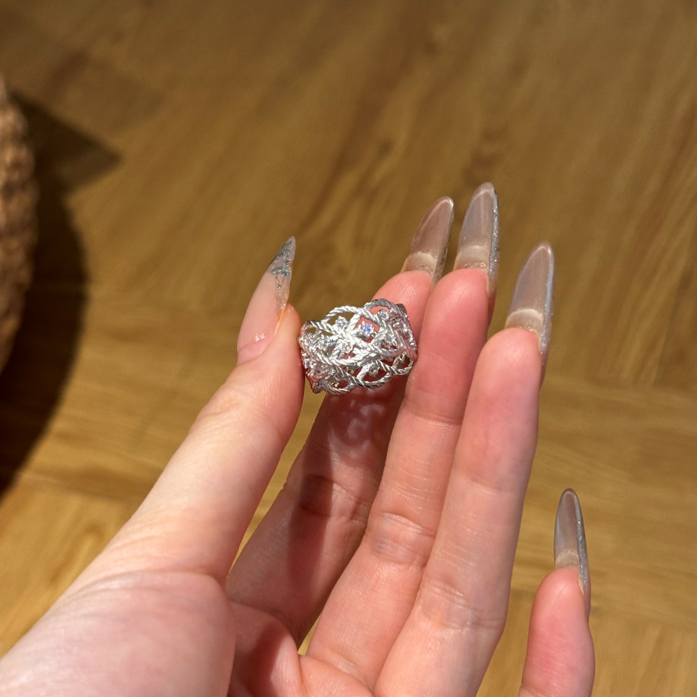 Matt Rope Dress Ring