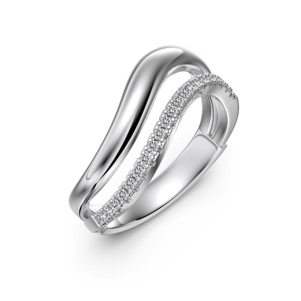 Organically Shaped Stacking Ring