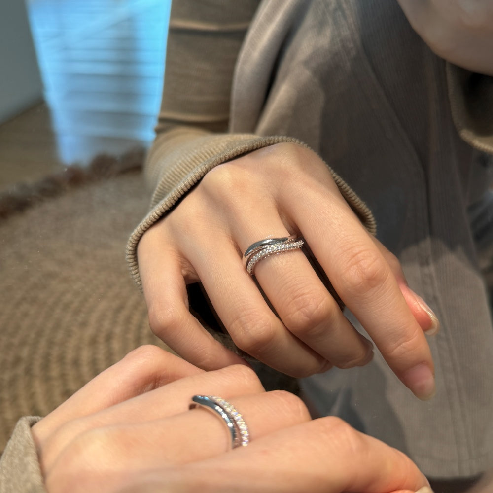 Organically Shaped Stacking Ring