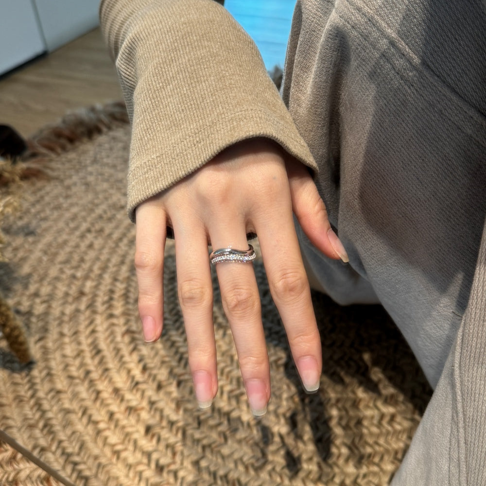 Organically Shaped Stacking Ring