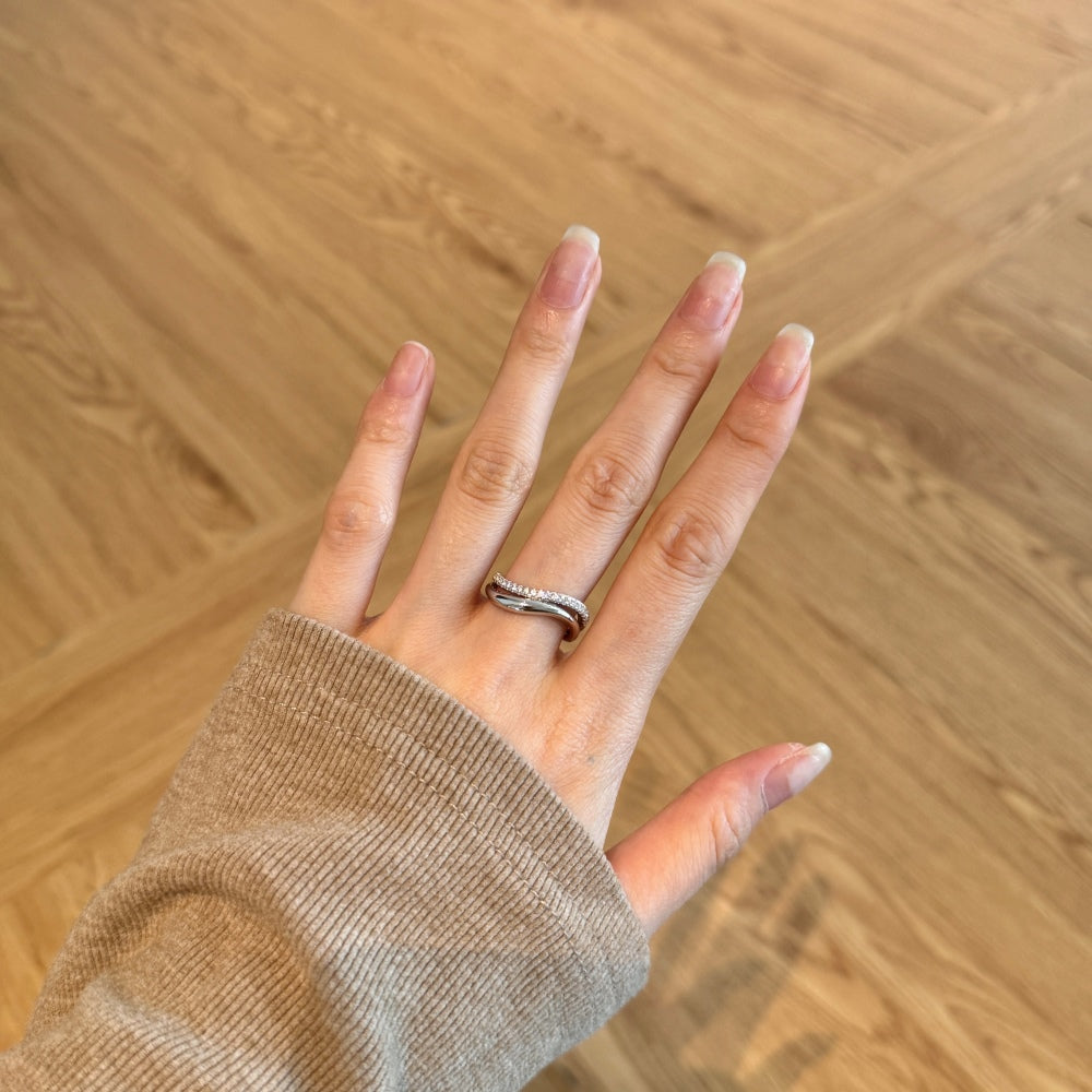 Organically Shaped Stacking Ring