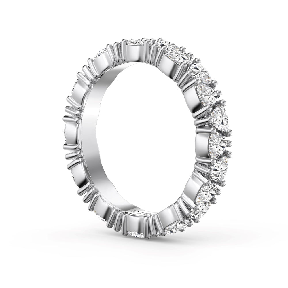 Triangle CZ Anniversary Band