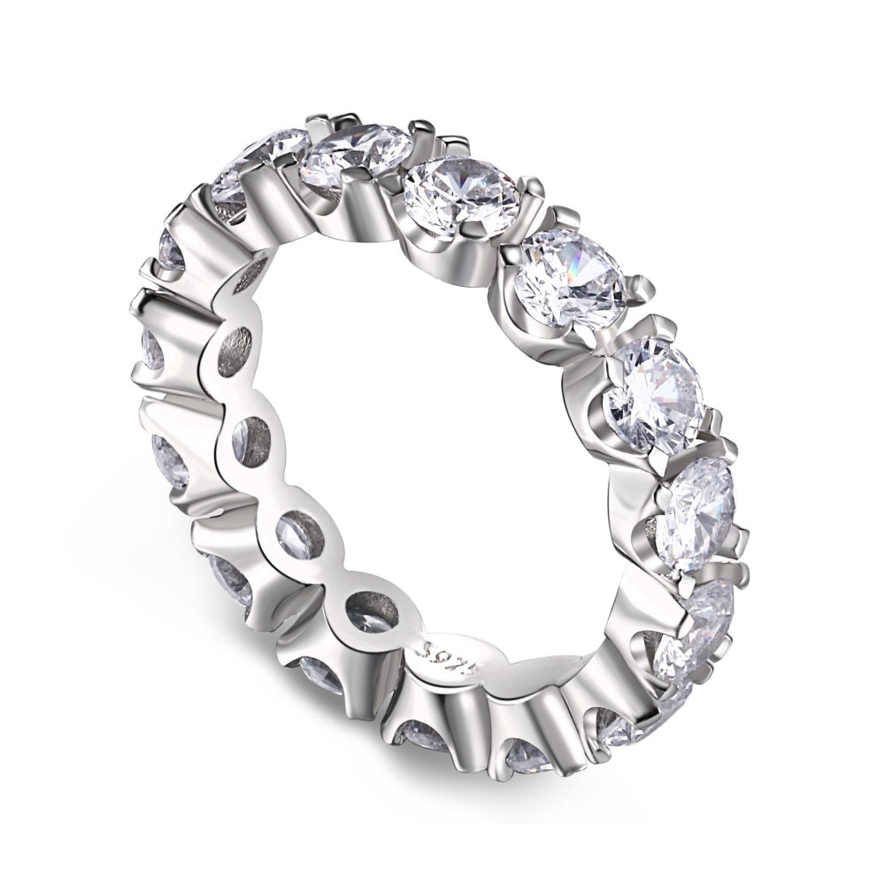 Round CZ Anniversary Band