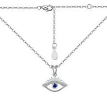 Load image into Gallery viewer, 925 Sterling Silver Evil Eye Necklace
