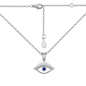 925 Sterling Silver Evil Eye Necklace