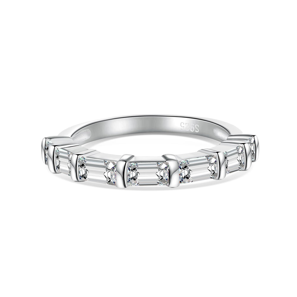 Baguette CZ Anniversary Band Ring