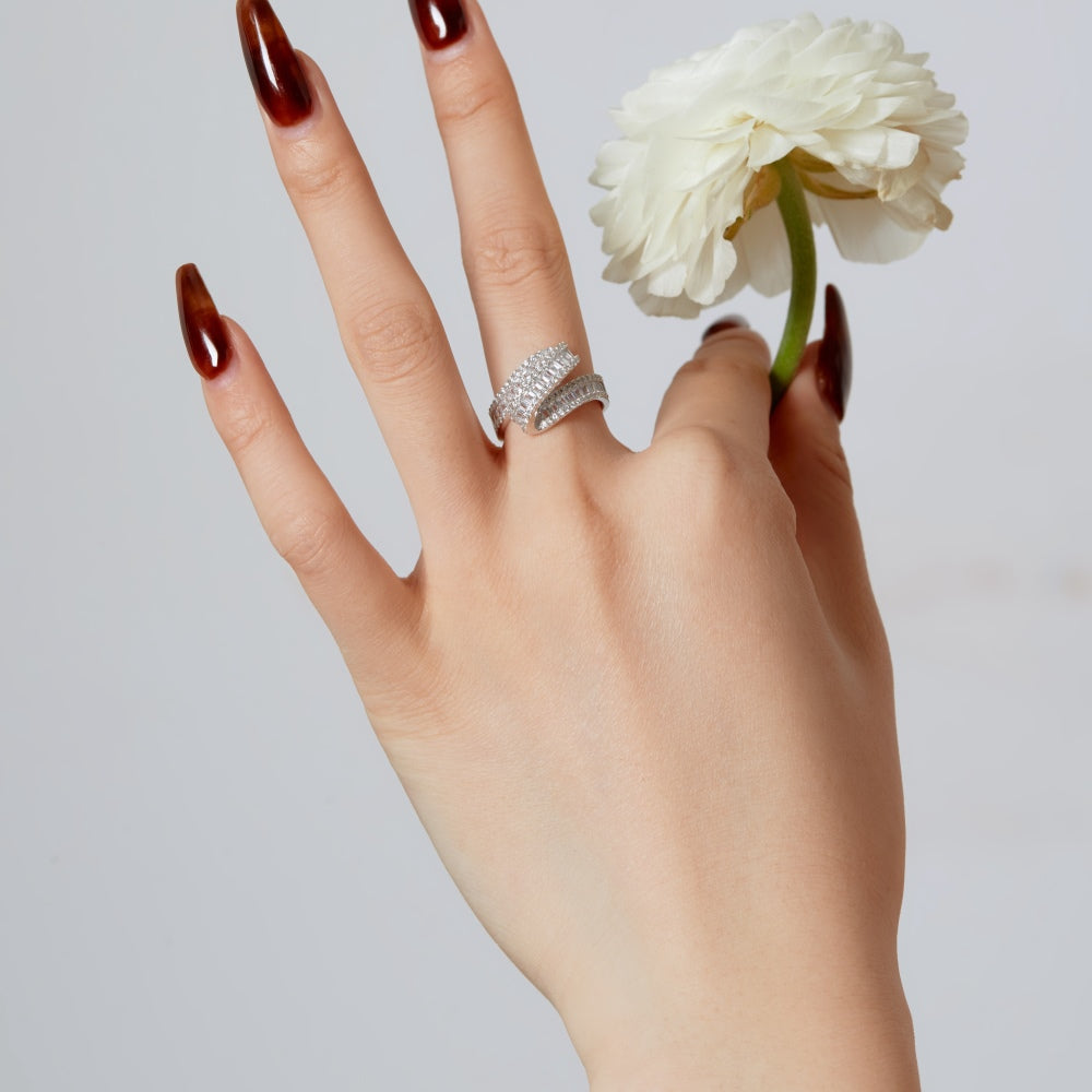 Baguette Cocktail Ring